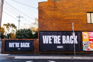 Fridayz Live billboards in Melbourne