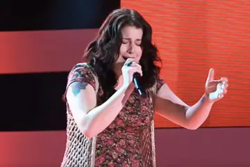 Karise Eden on 'The Voice' in 2012.