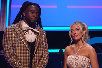 Shaboozey and Megan Moroney at the AMAs