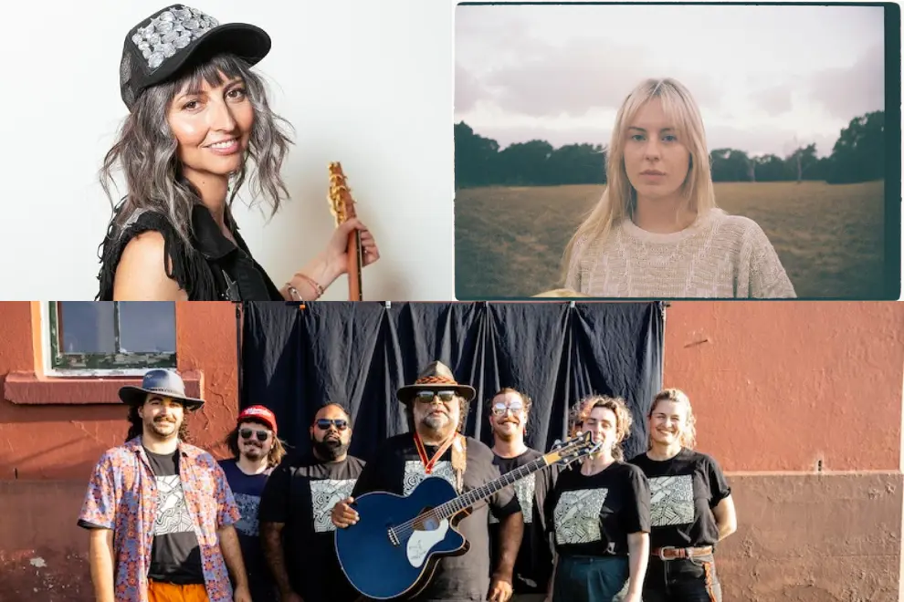 Billie-Jo Porter, Clare Perrott, Leroy Johnson And The Waterbag Band