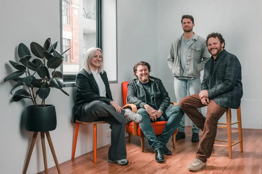 GYRO.Group's Vivienne Mellish, Andy Irvine, Alex Wilson, Matthew Rogers