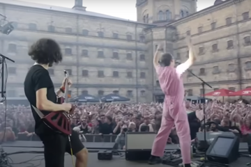 King Gizzard & The Lizard Wizard performing in Vilnius, Lithuania