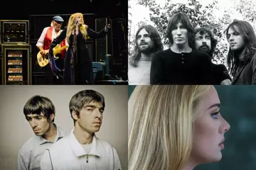 Fleetwood Mac, Pink Floyd, Oasis, Adele