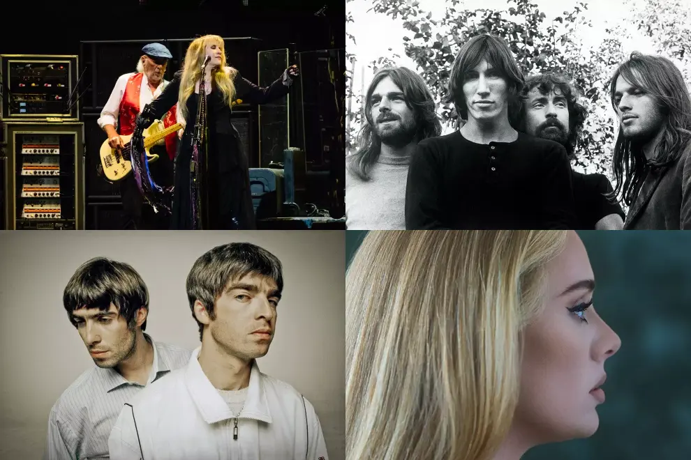 Fleetwood Mac, Pink Floyd, Oasis, Adele