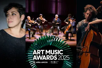 Aviva Endean, Dr Lou Bennett AM and Australian String Quartet, Helen Svoboda