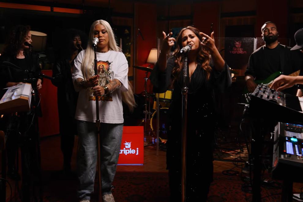 Jessica Mauboy and BARKAA for Like A Version