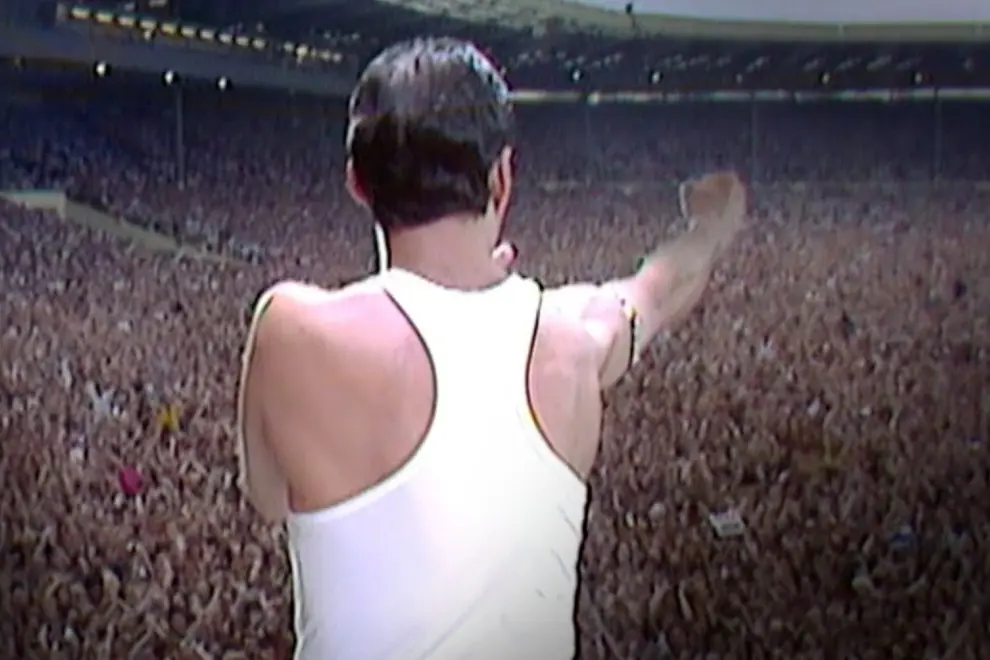 Queen at Live Aid, 1985