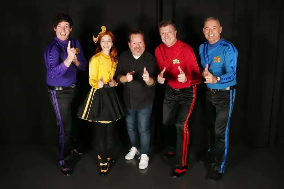 Simon Collins with The Wiggles