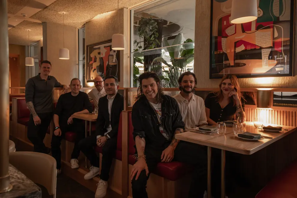 The Atticus team: Michael Fegent, Tom Haynes, John Frid, Ricki Mackessack, Jordan McDonald, Mark Crawford, Kiki Ward