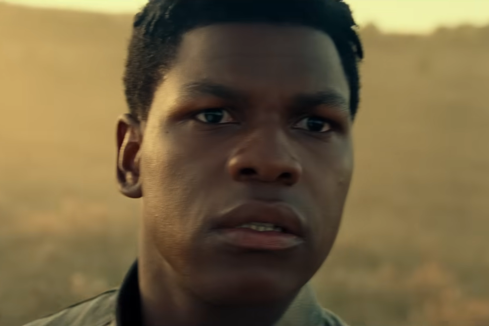 John Boyega in the 'The Rise of Skywalker' trailer