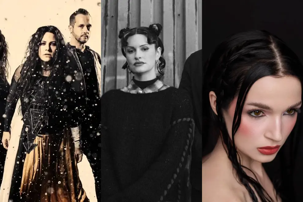 Evanescence's Amy Lee, Spiritbox's Courtney LaPlante, and Poppy