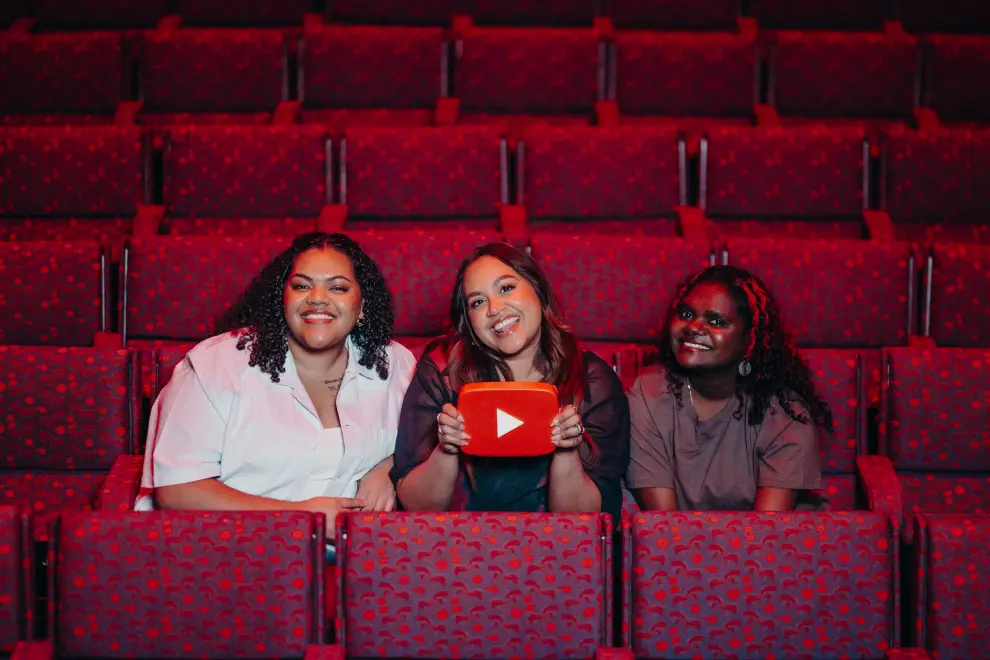 Jessica Mauboy, Pele Savage, and Maggie Garawirrtja for BlakStage