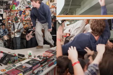 Turnstile Deliver The First Stage Dive (Or Desk Dive) In 'Tiny Desk Concert' History