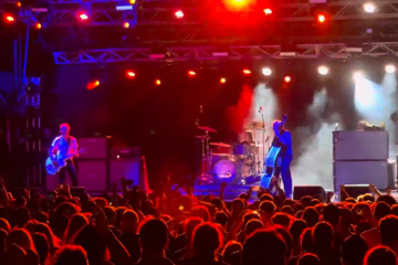 The Living End performing at Wanderer Festival
