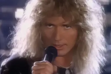 David Coverdale in the 'Here I Go Again' music video