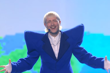 Joost Klein performing at Eurovision