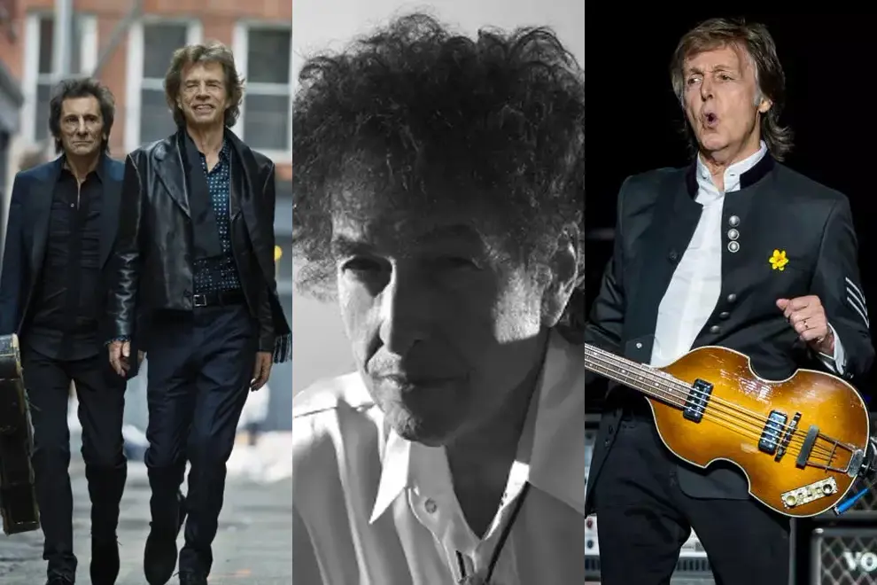 The Rolling Stones, Bob Dylan & Paul McCartney