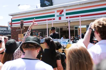 CYRIL performing at the 7-Eleven rave