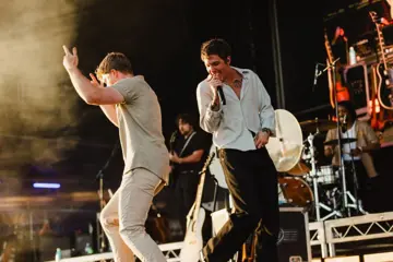 Robert Irwin on stage with Role Model