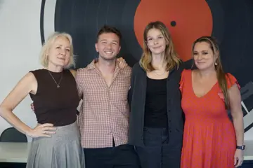 ARIA CEO Annabelle Herd, Luke Vespa, Laura Edwards, Natalie Waller