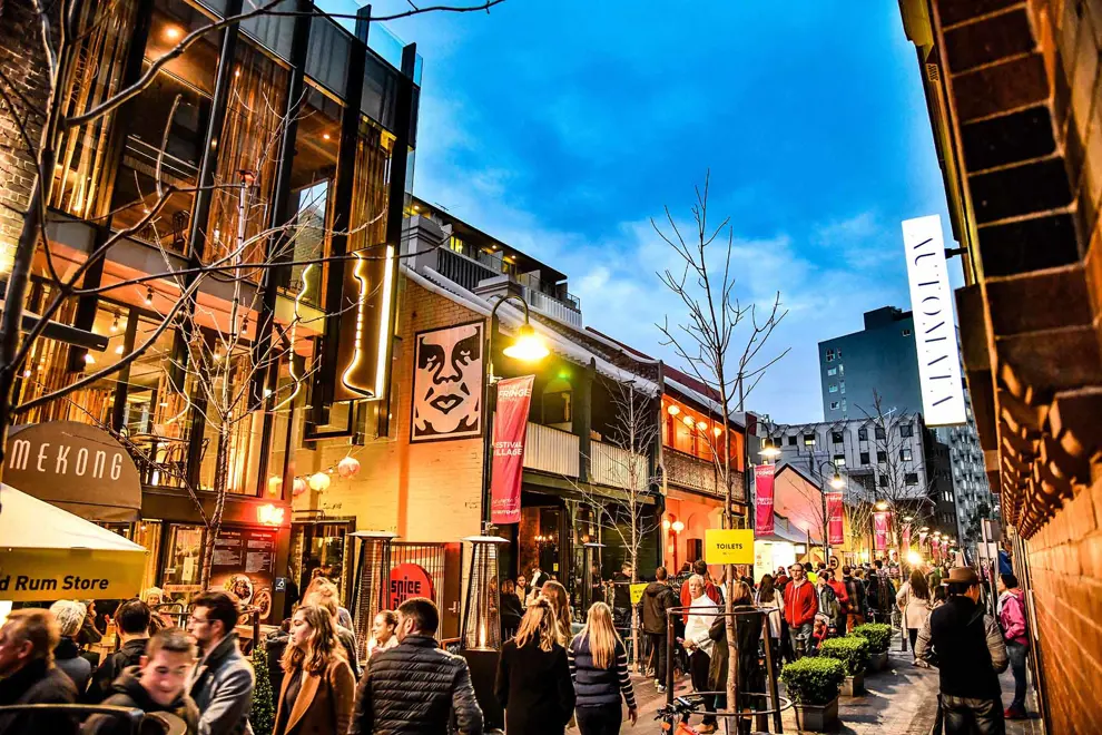 Kensington St in Chippendale, NSW