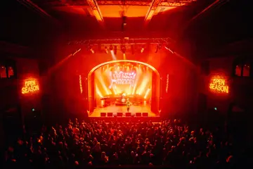 Miss Kaninna performing at Open Season's Blak Day Out
