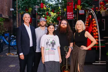 The ARIA team at Gin Lane for Great Southern Nights' Gig Trails