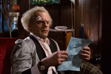Christopher Lloyd in 'Back To The Future'