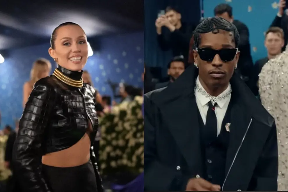 Miley Cyrus, A$AP Rocky at the 2025 Met Gala