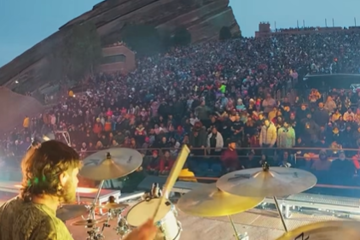 Polaris performing at Red Rocks