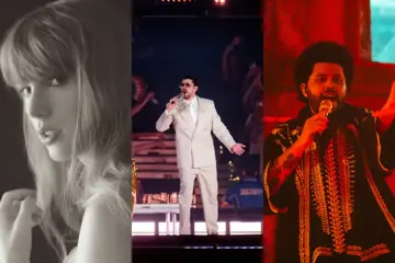 Taylor Swift, Bad Bunny, The Weeknd