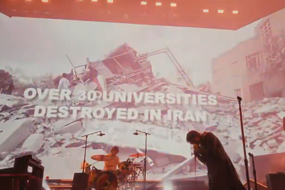 The Strokes performing at Coachella