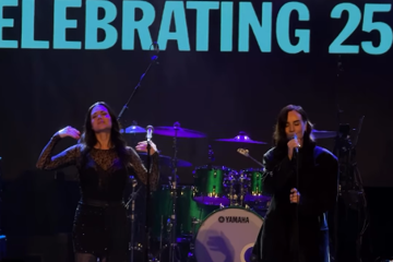 Vanessa Amorosi and Meg Mac in Sydney