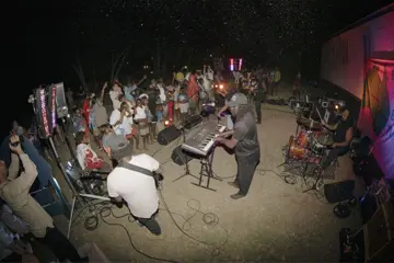 Black Rock Band performing in Jilkminggan