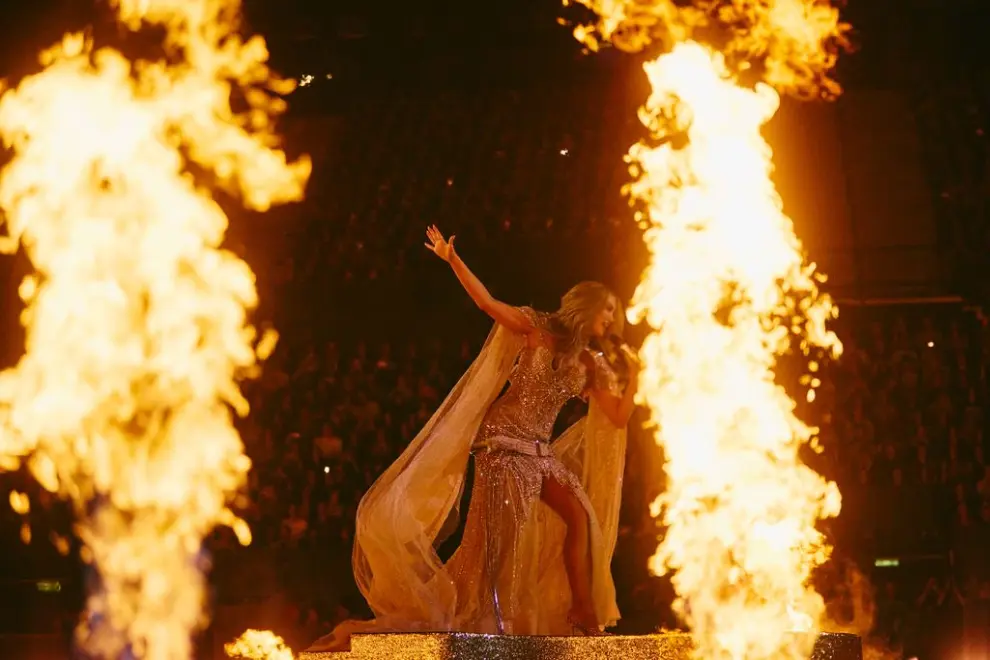 Delta Goodrem at the Eurovision 2026 Grand Final
