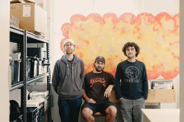 Independent Music Exchange founders: Efficient Space's Michael Kucyk, and Butter Sessions' Corey Kikos and Maryos Syawish.