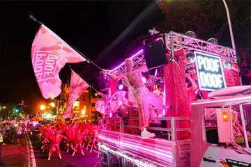 POOF DOOF at Mardi Gras