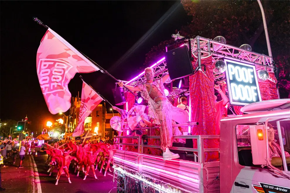 POOF DOOF at Mardi Gras