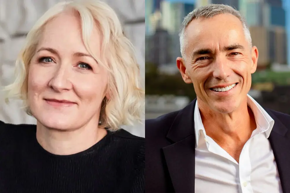 ARIA's Annabelle Herd & APRA AMCOS' Dean Ormston