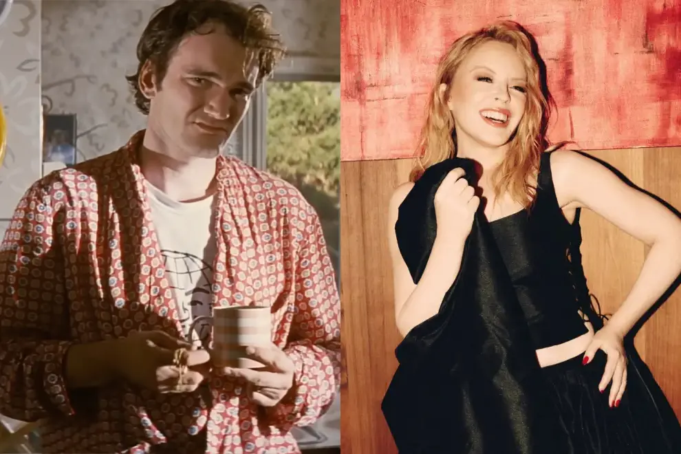 Quentin Tarantino & Kylie Minogue