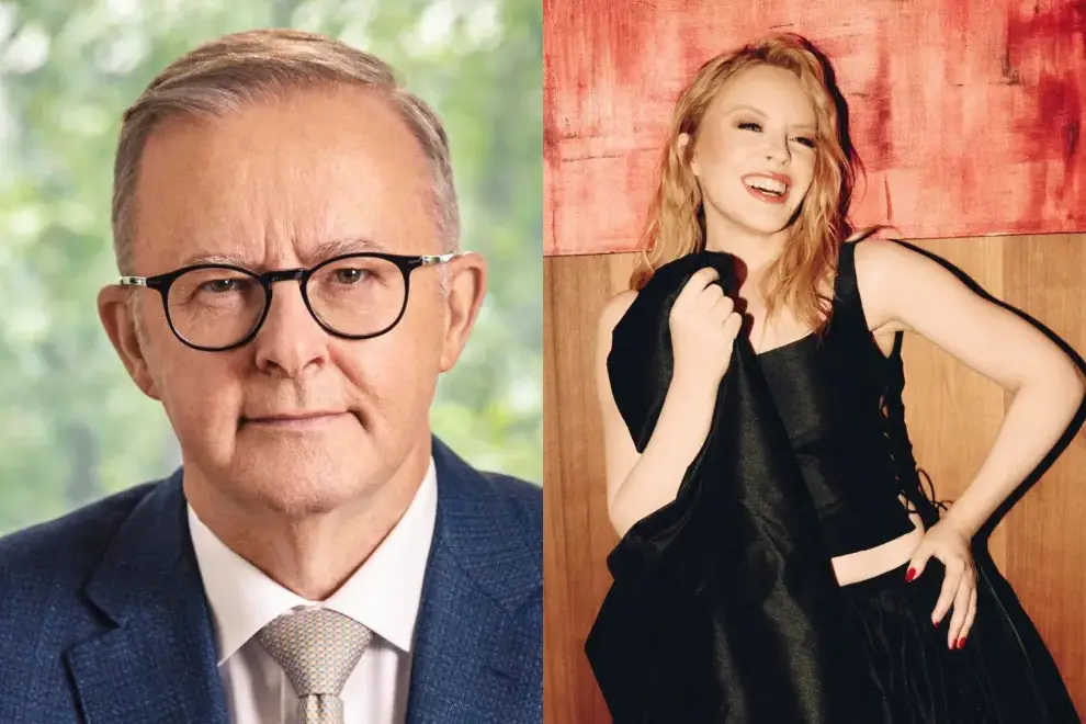 Anthony Albanese & Kylie Minogue