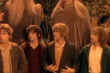 Sean Astin and Elijah Wood in 'The Lord of the Rings'