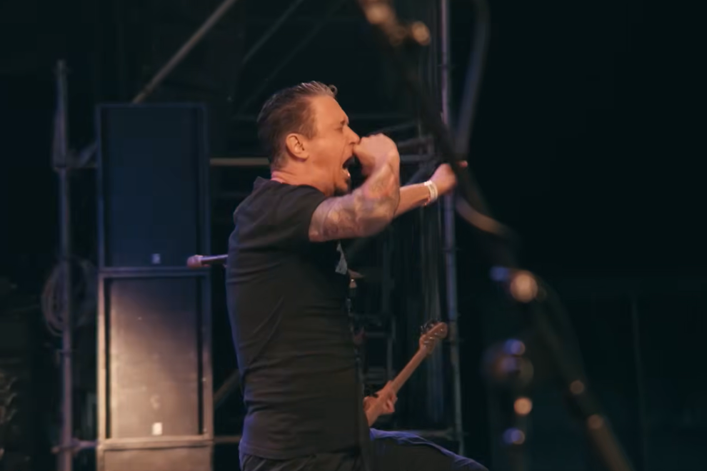 Lou Koller performing with Sick Of It All