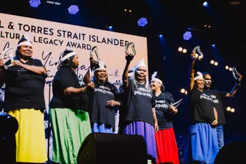 Arrkula Yinbayarra (Together We Sing) at the 2025 AWMAs