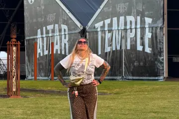 Christie Medina-Gonzalez at Hellfest