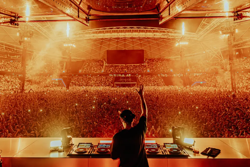 Dom Dolla at Allianz Stadium