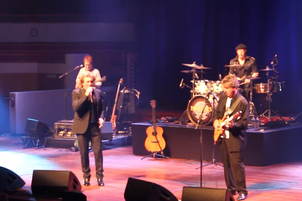 The Hollies performing live