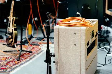 Instruments in a band room