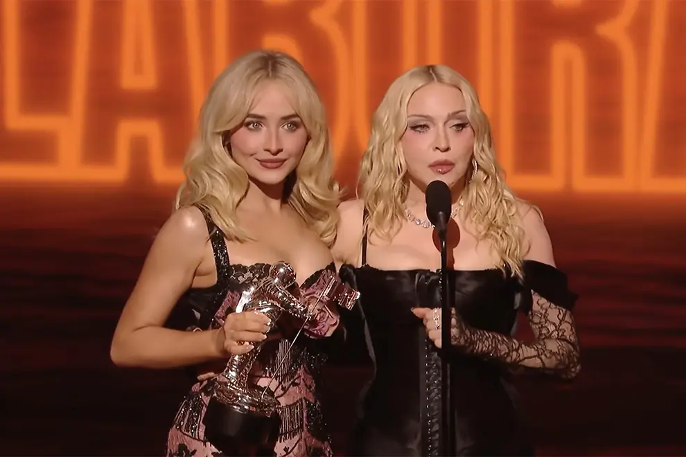 Sabrina Carpenter & Madonna at the 2026 VMAs
