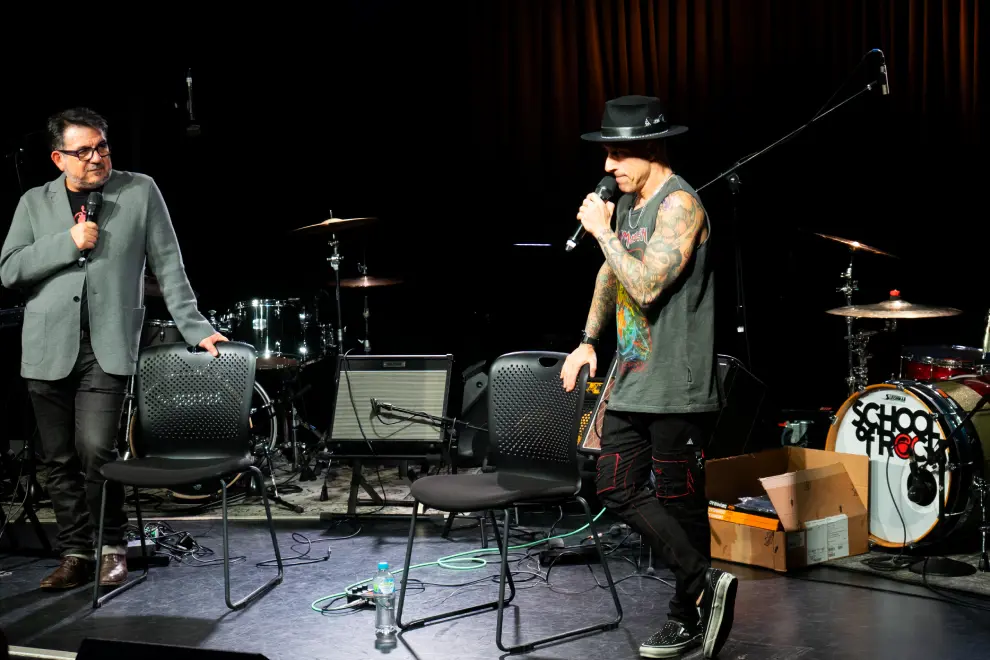 Frank Zummo at the School of Rock event